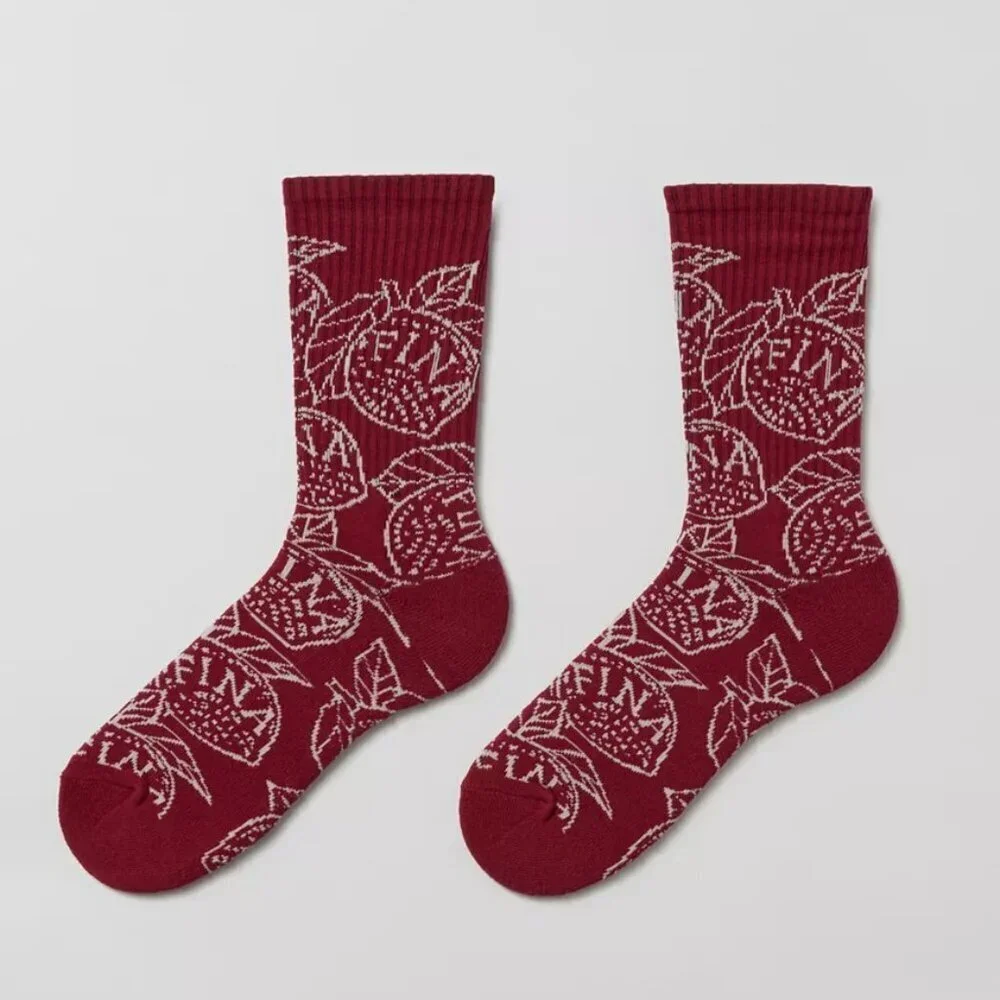 NWT Urban Outfitters Orange Crush Crew Socks